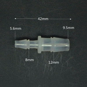 LOT10 3/8"-7/32" Barbed Reducing Fish Tank Silicon Tube Pipe Plastic Fitting - Picture 1 of 3