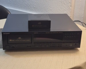 Vintage Sony CDP-C910 10-Disc CD Changer Clean - No Remote Free Shipping - Picture 1 of 16