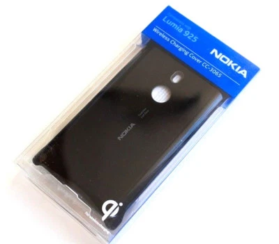 GENUINE NOKIA CC-3065 WIRELESS CHARGING SHELL COVER CASE FOR LUMIA 925 | BLACK - Image 1 of 3