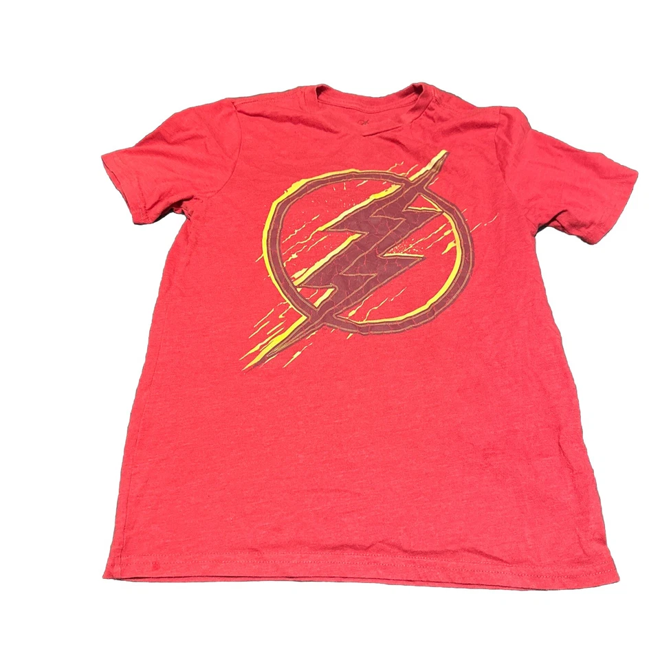 Camiseta DC Marvel The Flash Niños Talla L 10-12 Roja Foto 1 de 1