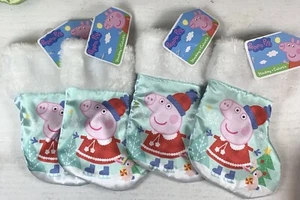 Peppa Pig Mini Stocking 7 inch Christmas Holiday Lot Of 4 - Picture 1 of 1