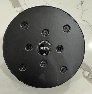 Delta H2Okinetic Raincan Single-Setting Shower Head Matte Black Model RP70175BL - Picture 1 of 2