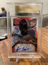 2023 LEAF METAL TYREE WILSON PP PROOF ROOKIE AUTO #1/1 RAIDERS🔥