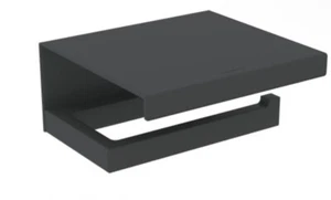 Cosmic The Grid toilet roll holder Matt Black 2683659 - Picture 1 of 2