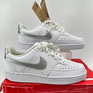 Nike Court Vision DH3158-108 Sneaker sportlich weiß metallic silber Damen 8 - Bild 1 von 12