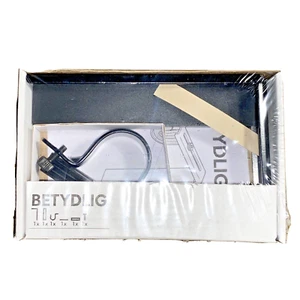 IKEA Betydlig Curtain Wall Ceiling Bracket Rod Holders 602.172.28 Black NIB - Picture 1 of 2
