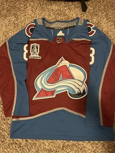Colorado Avalanche Cale Makar Size Medium 50, Stanley Cup Hockey NHL Jersey Mens - Picture 1 of 12