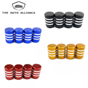 4x Car Tire Tyre Wheel Air Port Dust Cover Ventil Rim Valve Stem Caps - Picture 1 of 14