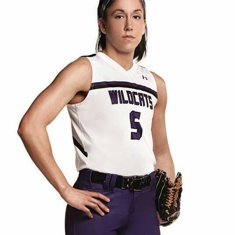 Under Armour Northwestern Wildcats Sleeveless Softball Jersey Women's L UJSVVT Cover