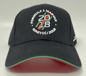 Cappello berretto baseball Formula 1 F1 Ungheria Roundall Crest nero 2018 di Fanatics nuovo con etichette - Foto 1 di 7