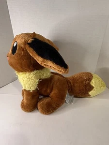Build-A-Bear Workshop Pokemon Eevee 16" Stuffed Plush Makes Sound BAB - Picture 1 of 5