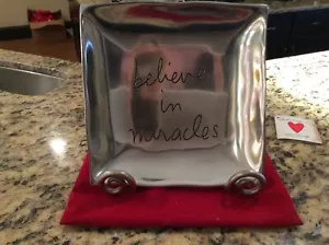believe in miracles, Abteilung 56, Teller und Ständer, Silber, Sandra Magsamen - Bild 1 von 5