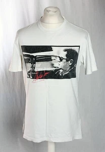Barbour International Steve McQueen Collection T-Shirt White Men's Large - Picture 1 of 7