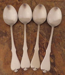 Oneida American Freedom Juego de 4 cucharas de sopa Wm Rogers cubiertos de acero inoxidable lote D - Imagen 1 de 4