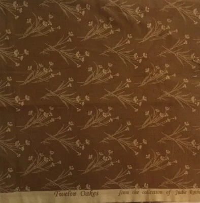 Marcus Fabrics Twelve Oaks Fabric by Judie Rothermel Repro Fabric, 10” x 44” - Image 1 of 2