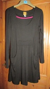 Schönes schwarzes Alexplain Damenkleid mit Taschen von Joules Größe 10 - Bild 1 von 2