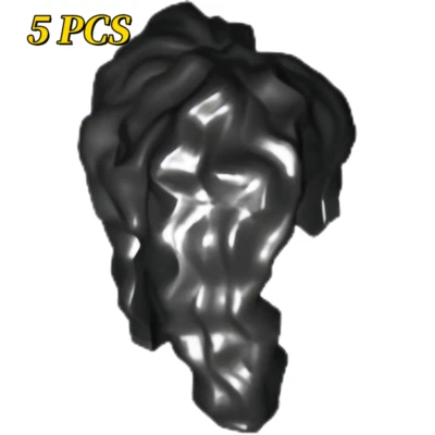 5 PIEZAS LEGO REPUESTOS Minifigura Cabello 92082 Negro Foto 1 de 4