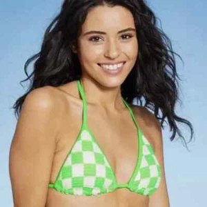 Xhilaration Knit Triangle Bikini Top Size XS - Picture 1 of 3