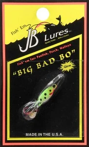 JB Lures BB1 Big Bad Bo #14 Perch 1/16oz Jighead Ice Fishing Lure - Multicolor - Picture 1 of 1