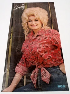 1975 Dolly Parton 11" x 21" Original Poster from The Best of Dolly Parton LP - Picture 1 of 3