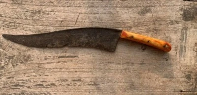 Antique Old Rare Hand Crafted Iron Blade Dagger Knife Khanjar With Bone Handle - Image 1 of 4