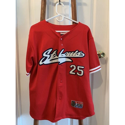Sport Attack St. Louis Cardinals Mark McGwire 25 Jersey Size XL VTG Cover