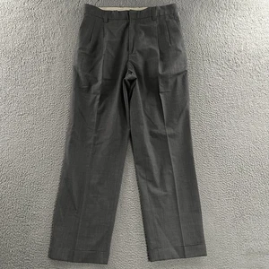 Pantalones para hombre Banana Republic gris talla 32x30 Smithfield oficina trabajo mezcla de lana - Imagen 1 de 16