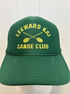 Leeward Kai Outrigger Canoe Club Hawaii Hawaii Paddel grün Truckermütze - Bild 1 von 8