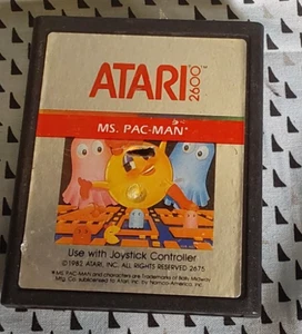 Atari 2600 MS PAC-MAN cartridge -NOT TESTED - Picture 1 of 3