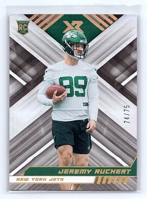 Jeremy Ruckert 2022 Panini XR #151 White #/75 - Image 1 of 2