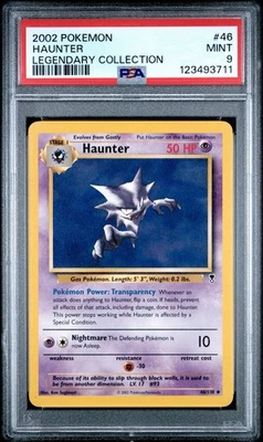 2002 Pokemon Legendary Collection #46 Haunter PSA 9 Card MINT Free Ship NEW CERT - Image 1 of 2