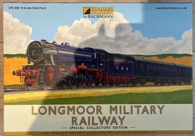 Graham Farish N Gauge Longmoor Military Railway Train Pack 370-400 BOXED MINT - Image 1 of 4