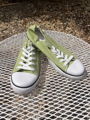 NUEVO Hombres Tenis de Lona Con Cordones Zapatos Informales Lima Parte Superior Baja Talla 13 EE. UU. Foto 1 de 4