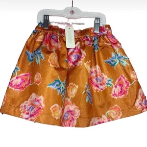 Falda brocado naranja Gymboree. Talla 4t. Nuevo con etiquetas. Fotos de vacaciones. Metálico - Imagen 1 de 6