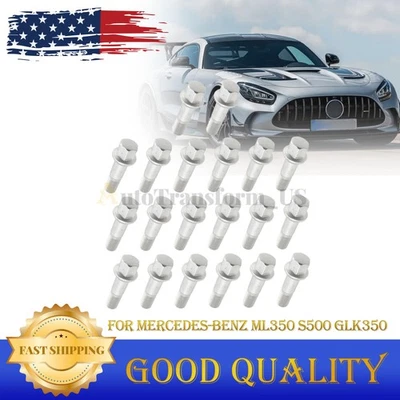 20PCS 0009905307 For Mercedes-Benz ML350 S500 GLK350 Wheel Lug Bolts Nuts Kit Foto 1 de 4