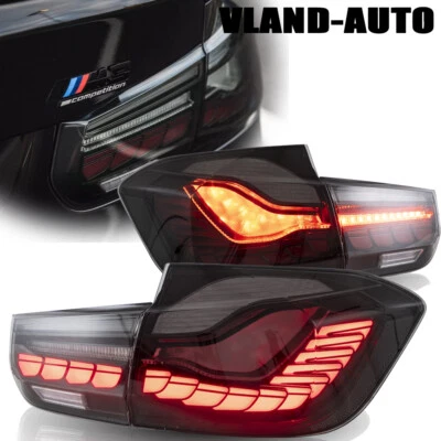 Luz trasera LED GTS para BMW Serie 3 M3 F30 F35 F80 2012-2018 DRL con Dynamic L+R Foto 1 de 4