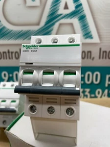 A9F53325 Acti9 iC60H 3P 25A B Miniature Circuit breaker Schneider Electric NEW - Picture 1 of 6