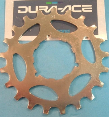 Shimano Gold Dura Ace EX 21T UniGlide Cassette Cog NEW /NOS-FH-7260 - Image 1 of 3