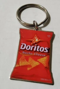 Llavero Metal Queso Nacho Doritos Vintage 2"" Novedad Doble Cara - Imagen 1 de 2
