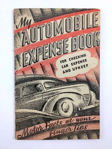 1938 My Automobile Expense Book W Stanley And Co Peru Indiana - Picture 1 of 7