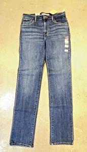 Levi's 724 High Rise Straight  Blue JEANS W28 L32 NEW WITH TAGS Long Zip Front - Picture 1 of 3