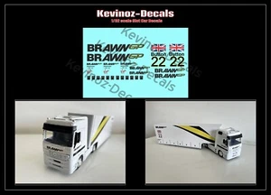 Decals für Brawn F1 Transporter im Maßstab 1:43 - Bild 1 von 4
