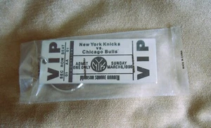 Michael Jordan Ticket Stub NIKE LAST AJ SHOES 1998 Key Chain PROMO Chicago Bulls - Picture 1 of 3