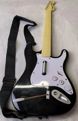 RockBand Nintendo Wii Fender Stratocaster Guitar 19091 - No Dongle  - Image 1 of 4