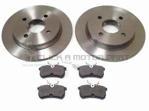FORD FIESTA MK7 1.6 ST180 ST200 ST-3 2012-2017 REAR 2 BRAKE DISCS AND PADS SET - Picture 1 of 1