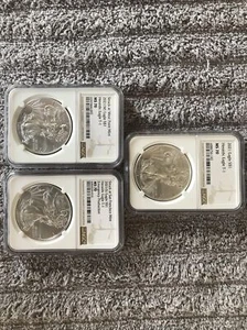 3-2021 $1 From SF, WP, Philly Mints. MS70. NGC Brown Label. - Picture 1 of 11