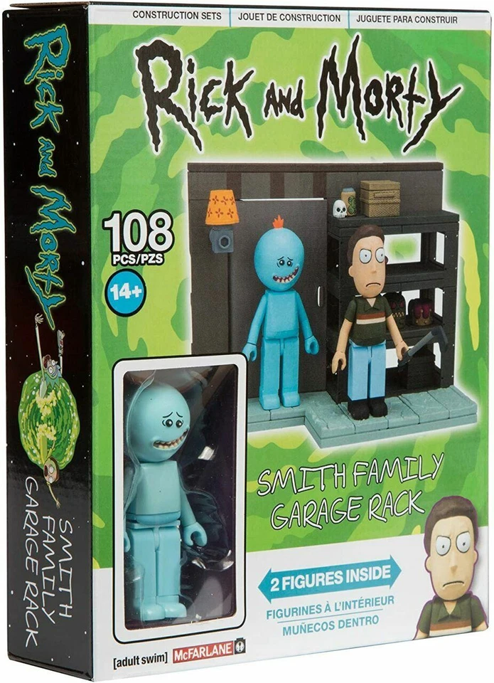 Rick & Morty Smith Estante de Garaje Mini Construcción 108 Piezas Juego de Construcción Foto 1 de 2
