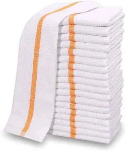 Bar Mop Kitchen Towels Cotton Blend Restaurant Cleaning Towel 16x19 Bulk Pack - Picture 1 of 44