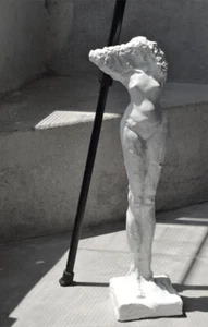 Estatua de arte blanco limitada de Jeff escultura original de su reina coleccionables en stock - Imagen 1 de 11