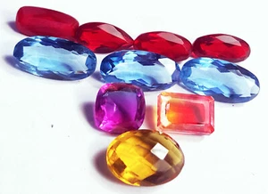 Lote de piedras preciosas sueltas mixtas. 67,50 quilates/10 piezas con regalo gratis - Imagen 1 de 4